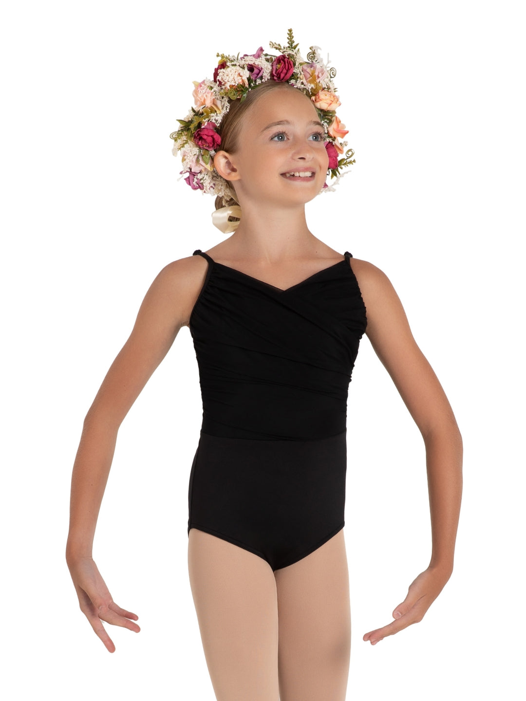 12085C Wildflower Rose Girls Camisole Leotard 12085C Wildflower Rose Girls Camisole Leotard