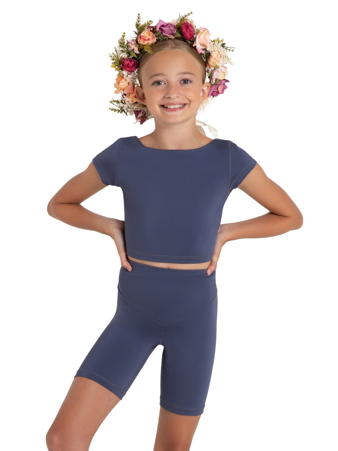 12093C Wildflower Buttercup Girls Bike Short 12093C Wildflower Buttercup Girls Bike Short