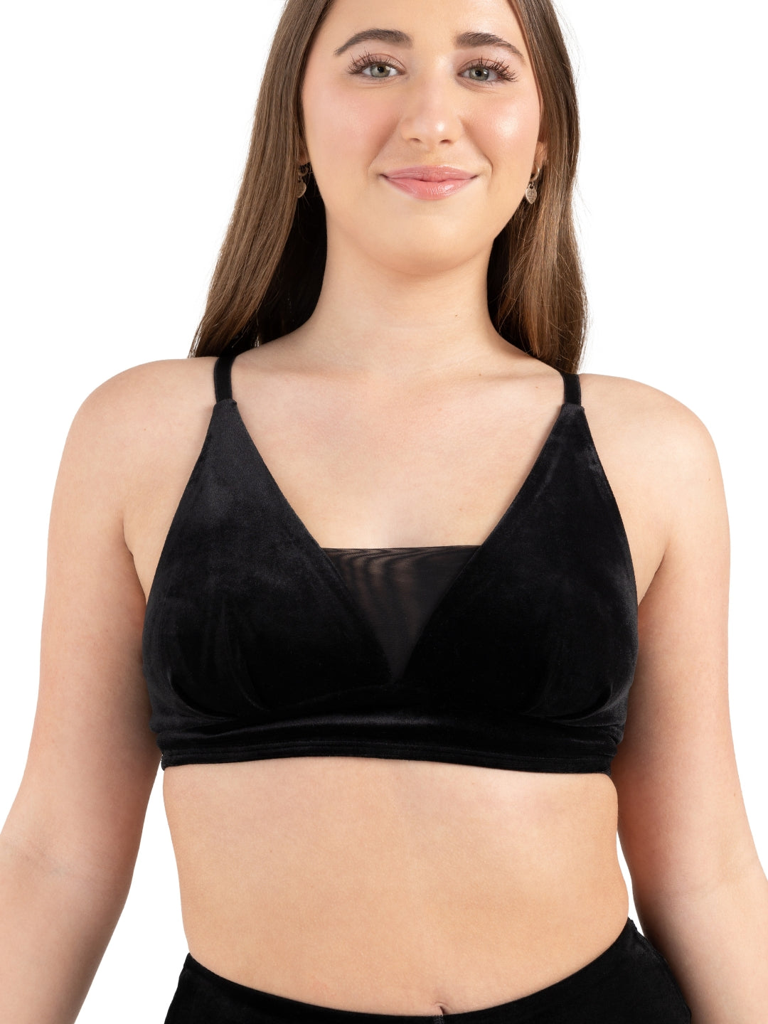 12235W Velvet Forest Viridian Bra Top 12235W Velvet Forest Viridian Bra Top