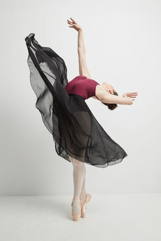 Leia Chiffon Skirt Dusty Pink