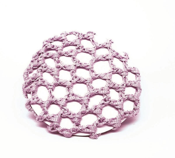 AZ0031 Lilac Crochet Bun Cover AZ0031 Lilac Crochet Bun Cover