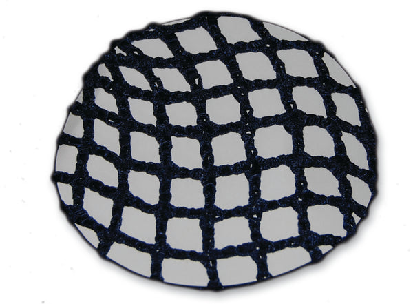 AZ0031 Navy Crochet Bun Cover AZ0031 Navy Crochet Bun Cover