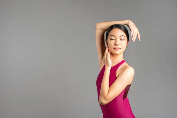 Abby Leotard Cherry-Wine