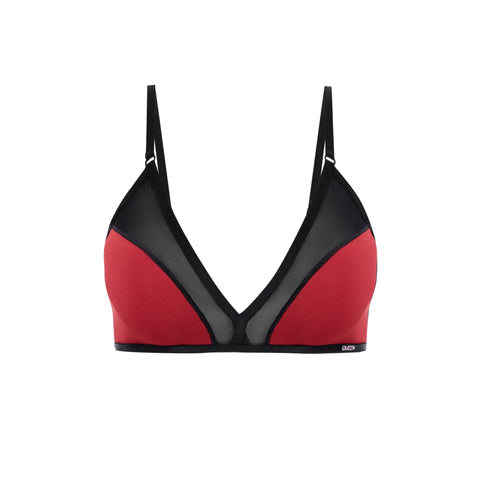 Cleo Corset Crop Bralette - Sapphire