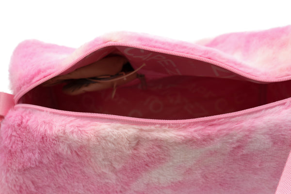 B286 Faux Fur Dance Duffle