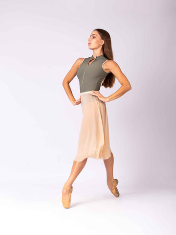Leia Chiffon Skirt Dusty Pink