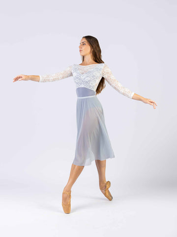Leia Chiffon Skirt Dusty Pink