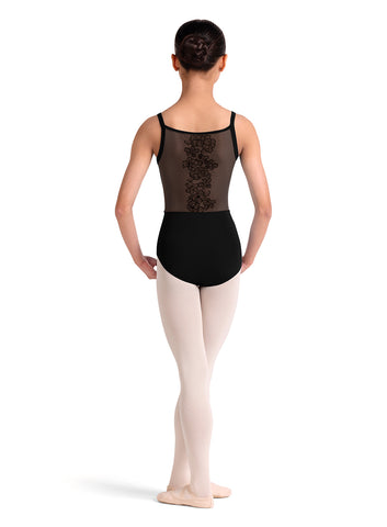 Belle French Rose Girls High Cut Leotard