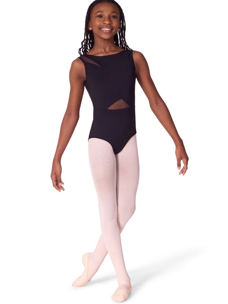 EL106T Asymmetrical Boat Neck Leotard