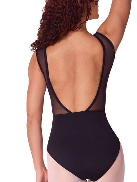 EL106W Asymmetrical Boat Neck Leotard