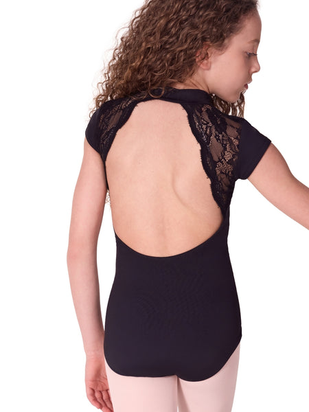 EL107T Short Sleeve Princess Leotard