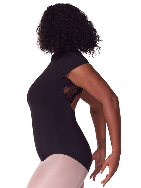 EL107W Short Sleeve Princess Leotard