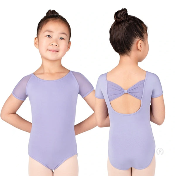 4141C Silhouette Mesh Bow Back Leotard 4141C Silhouette Mesh Bow Back Leotard