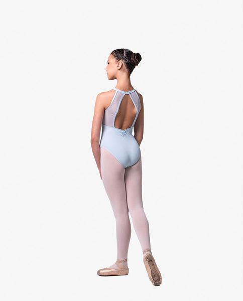 LUB899C Allison Girls High Neck Leotard