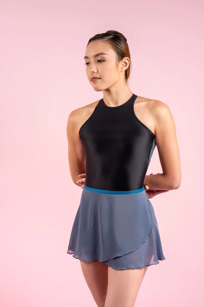 Leia Chiffon Skirt Ash Blue