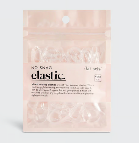 No-Snag Elastic 100 pc - Clear