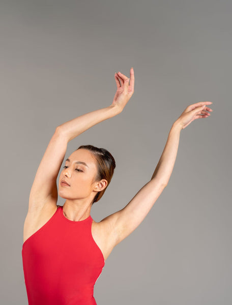 Abby Leotard Red-Sand