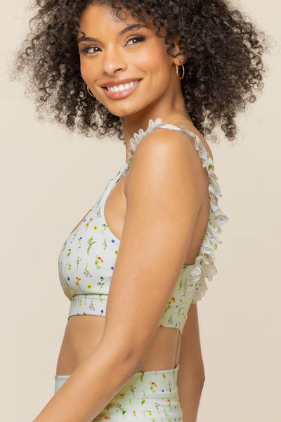 Romance Ruffle Bra - Meadow