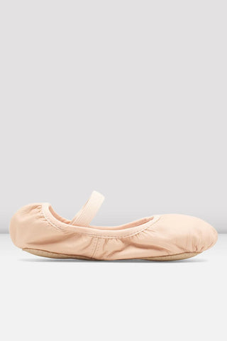 S0258G Dansoft II (PNK) Leather Split Sole Ballet Slipper