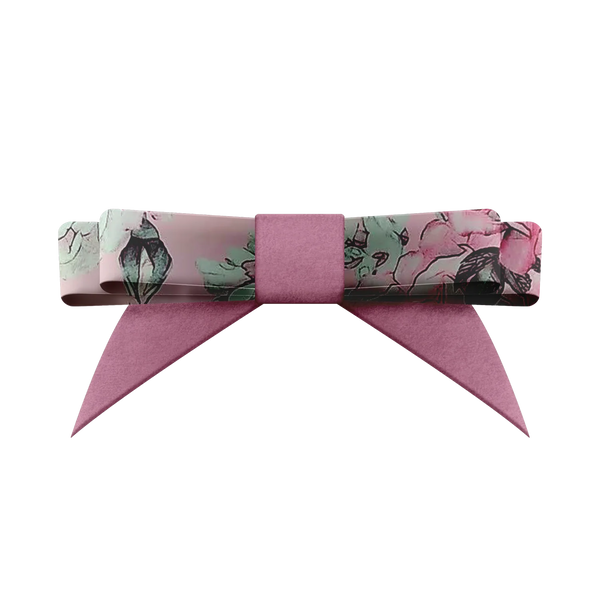Patterned Bow Carnation Patterned Bow Carnation