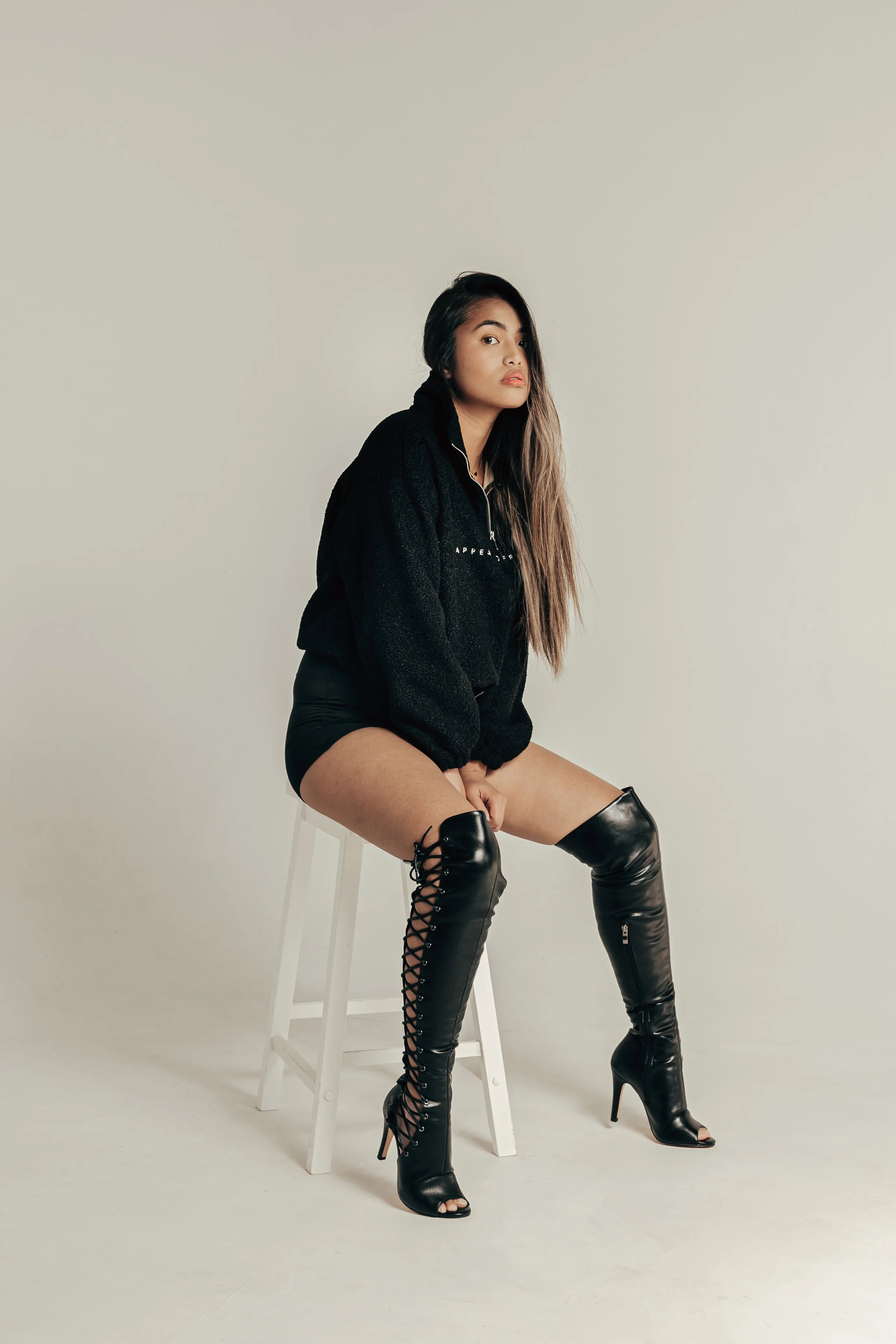 HA03 Tessa Thigh High Boots - 4 HA03 Tessa Thigh High Boots - 4"