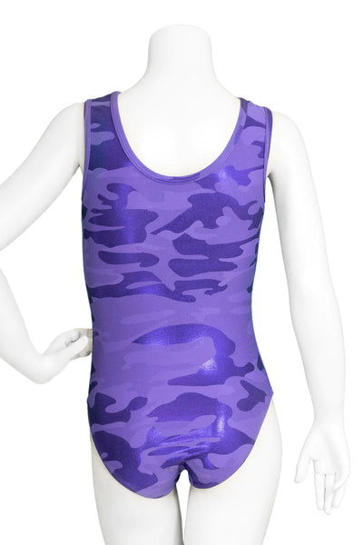 Destira Ultraviolet Camo Leotard