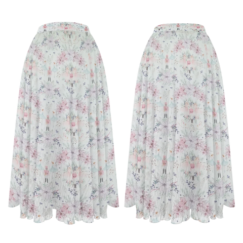 Leia Chiffon Skirt Dusty Pink