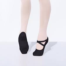 2037C Hanami (BLK) Split Sole Canvas Ballet Slipper