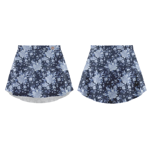Patterned Skirt Midnight Blanc