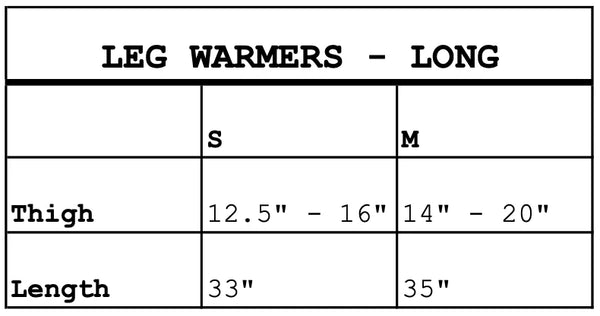 Bullet Pointe Long Legwarmers