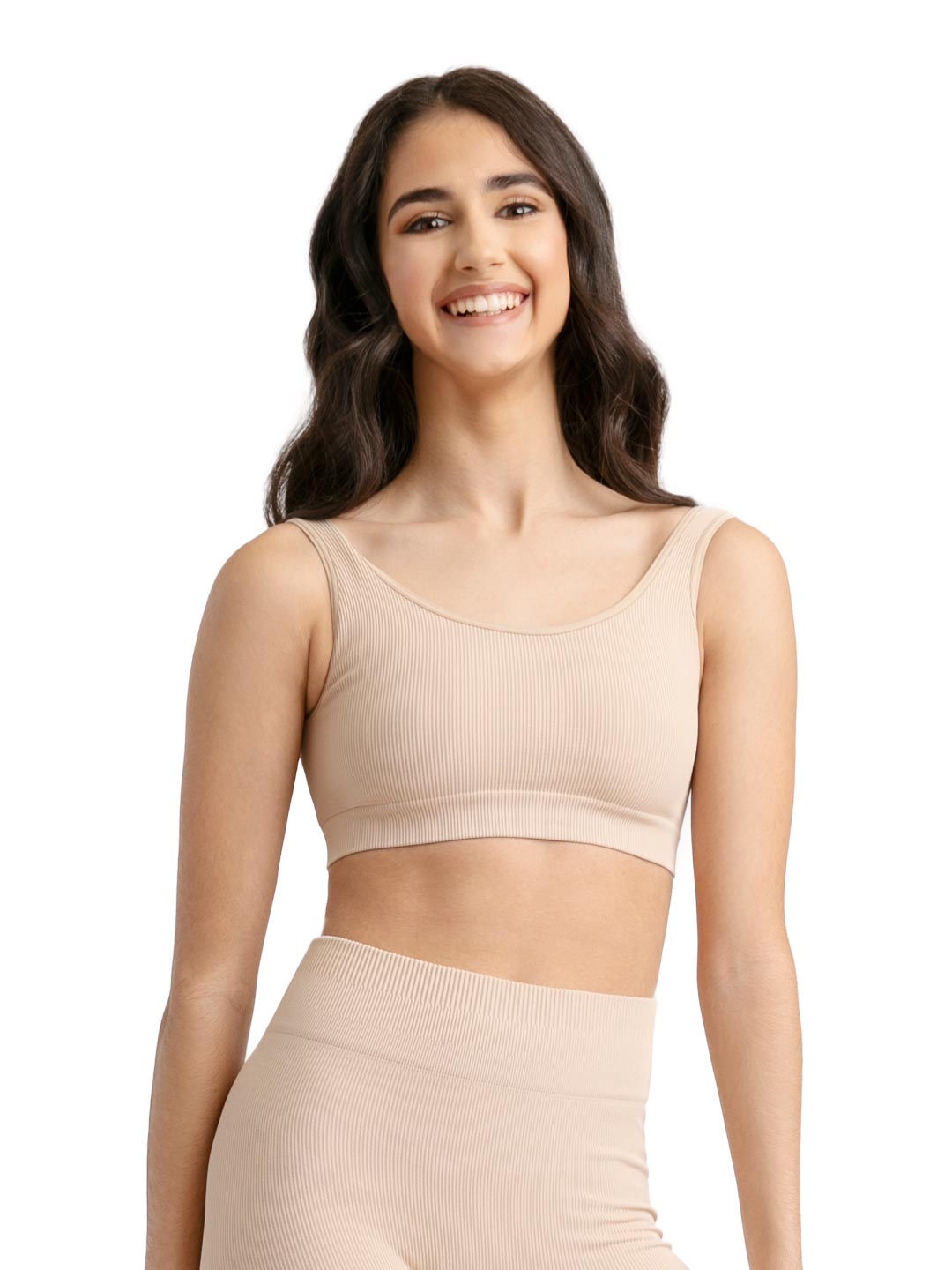 11378W Seamless Rib Bra Top 11378W Seamless Rib Bra Top