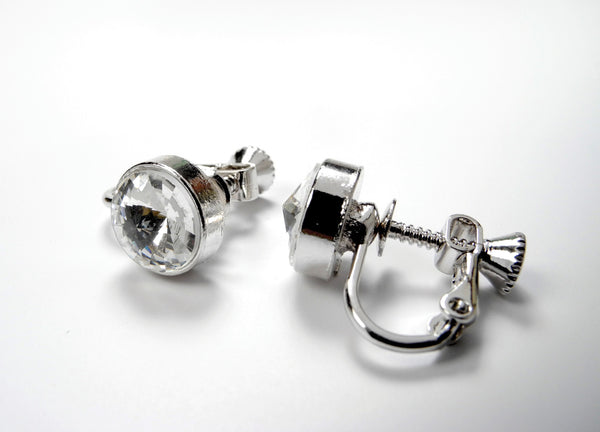 AZ0002 Rhinestone Earrings Clip On Style FH2 AZ0002 Rhinestone Earrings Clip On Style FH2