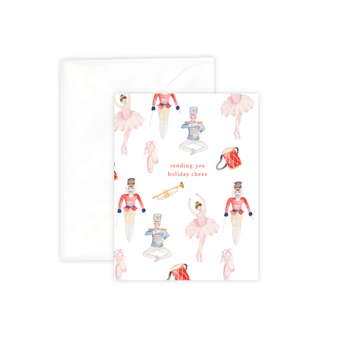 Rose Gold Ballerina Christmas Ornament