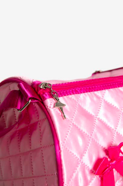 B284 Embroidered  Barrel Bag