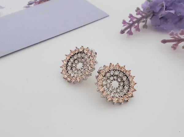 EA0070 Spiky Stud Rhinestone Earrings (Pierced) EA0070 Spiky Stud Rhinestone Earrings (Pierced)