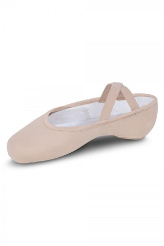 S0205L Dansoft (WHT) Leather Ballet Slipper