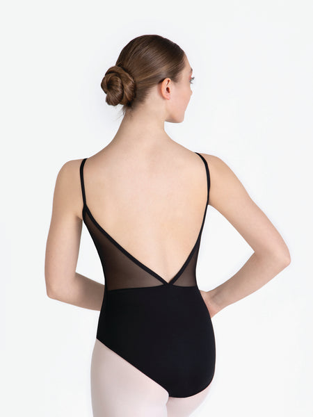 SE1075W Mesh Back Camisole Leotard