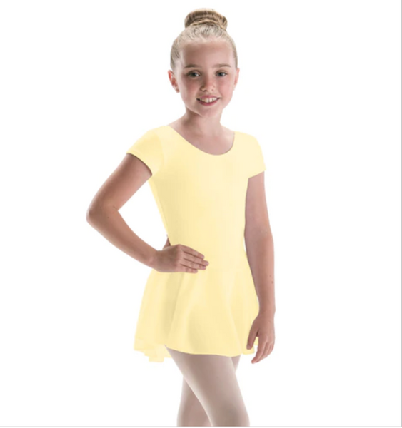 4370 Cap Sleeve Bow Back Leotard with Skirt 4370 Cap Sleeve Bow Back Leotard with Skirt