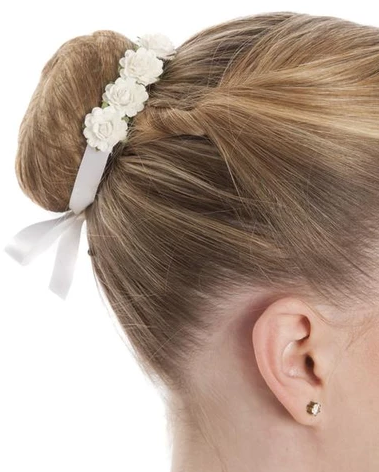 AZ0033-2 Black Bun Cover with Rhinestones and Clip
