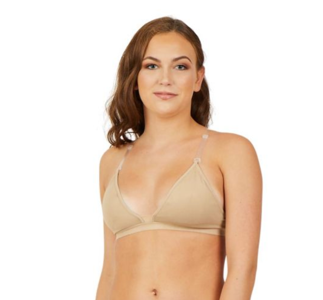 3777W Deep Neck Clear Back Bra 3777W Deep Neck Clear Back Bra