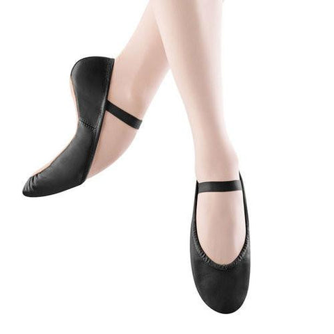 212W Lily (BLK) Leather Ballet Slipper