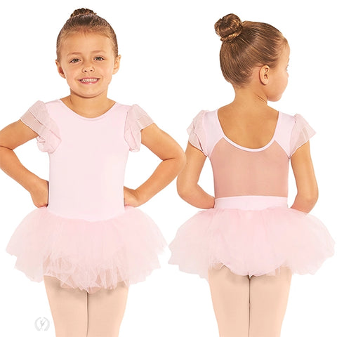 0033 Flutter Sleeve Tutu Dress