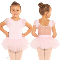 0033 Flutter Sleeve Tutu Dress
