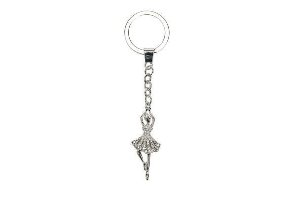 Ballerina Keyring Diamonte