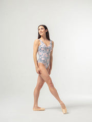 Diana Leotard Gray Rose