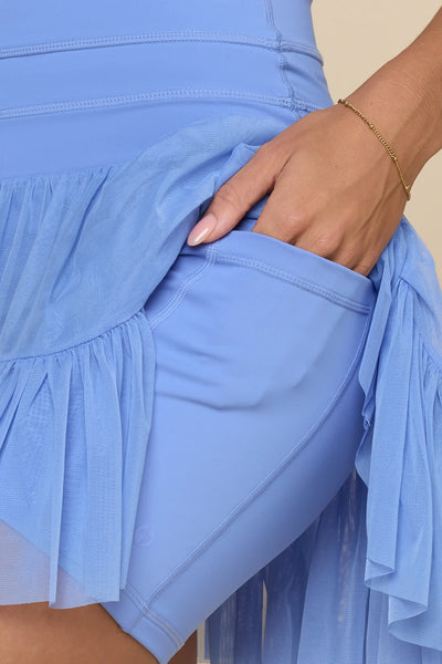 Pirouette Skort - Nordic Blue