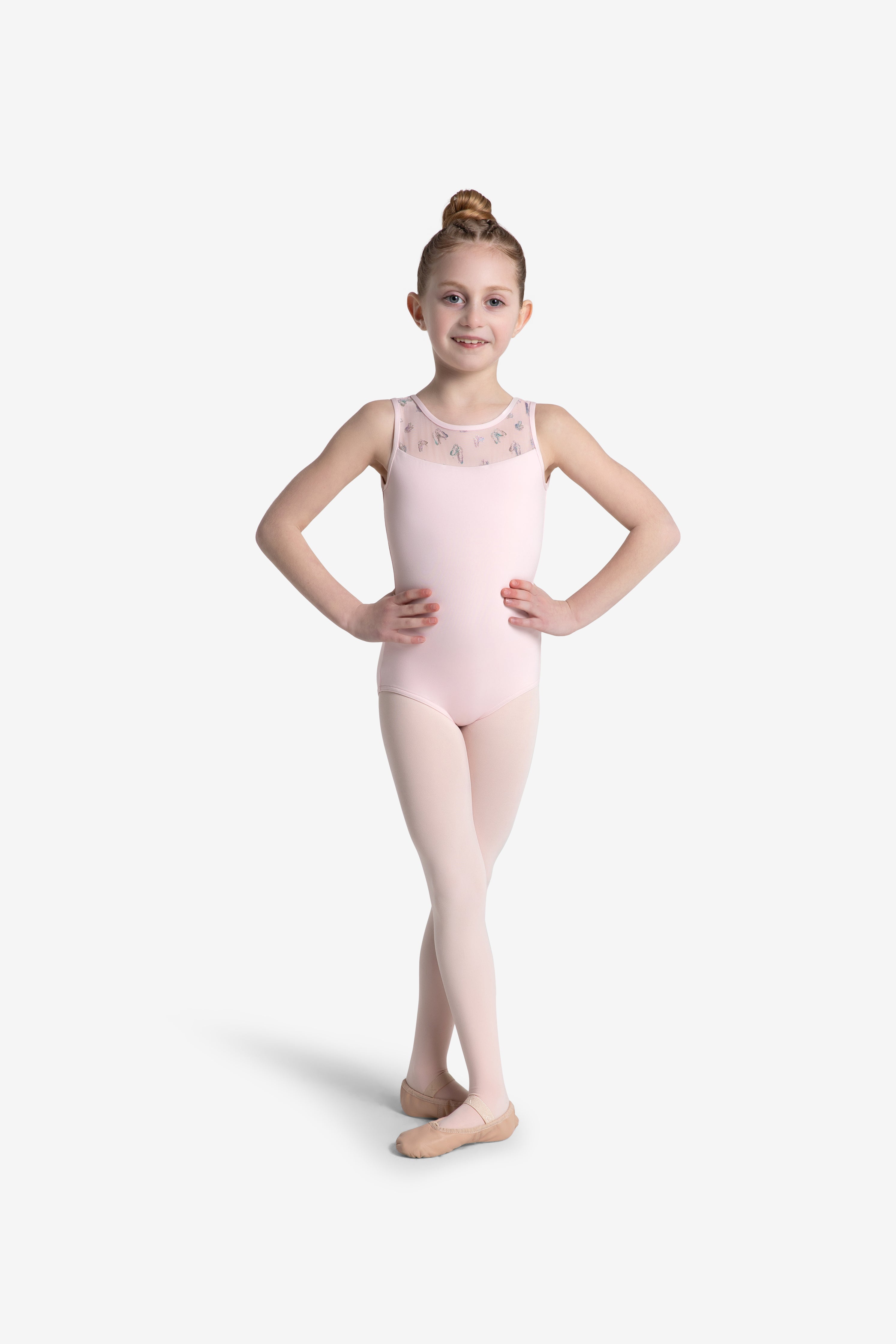 HIPPOSEUS Girls Toddler Spaghetti Straps Camisole Dance Leotards  Cross/Bowknot Back Ballet Dance Gymnastics Leotard