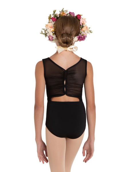 12088C Wildflower Marigold Mesh Back Girls Leotard