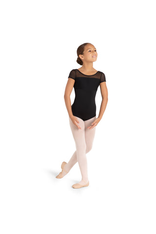 12105C Star Struck  Galaxy Short Sleeve Girls Leotard