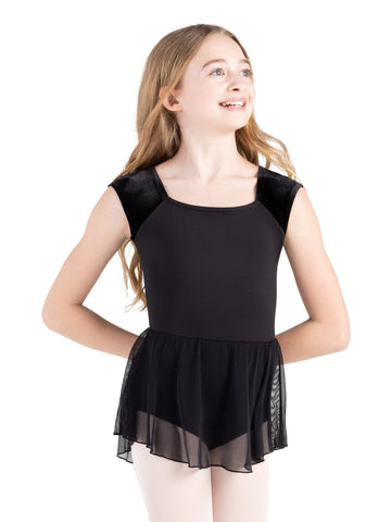 1043 Girls Cotton Lycra® Short Sleeve Leotard